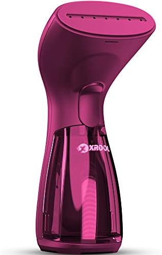 XROOL Steamer for Clothes Mini - Portable, Handheld Garment Steamer for Travel and Home - No Spitting, Compact, Steam Iron Wrinkle Remover for Clothing, Any Fabric Dress, Long Cord Hand Held