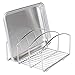 iDesign Classico Kitchen Cookware Organizer for Cutting Boards and Cookie/Baking Sheets - Chrome