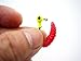 TOASIS Soft Plastic Fishing Wax Worms Artificial Bee Moth Silicone Larva Wiggler Glow Maggot Grub Lure Baits Pack of 200pcs Assorted Colors