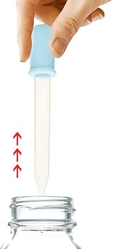 Guagua 5ml Silicone Pipettes Dropper 4Pcs with Cleaning Brush 5ml Marked Scale view 3