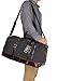 Iblue Unique Designed Handle Genuine Leather Trim Overnight Weekender Bag Canvas Shoulder Travel Duffel Gym Tote#B003