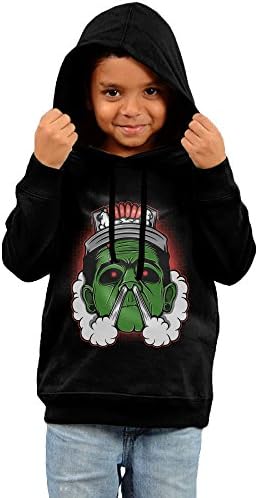 COIL HEAD FRANKIE Frankenstein Monster Sports For Kids Unisex Cotton Sweatshirt Black