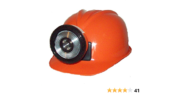 Lighted Miner Hard Hat 