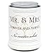 Mr & Mrs Forever and Always Ceramic Stoneware Electric Large Jar Candle Warmer