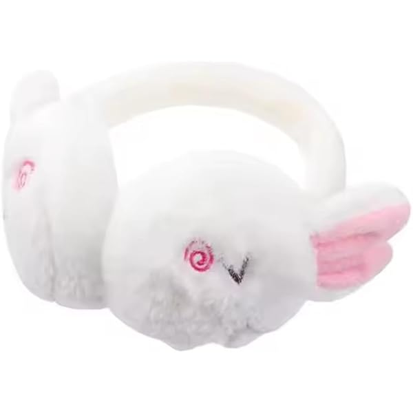 SATINIOR 3 Pcs Women Earmuffs Foldable Winter Warm Fluffy Adjustable Faux Fur Ear Warmers For - View #3