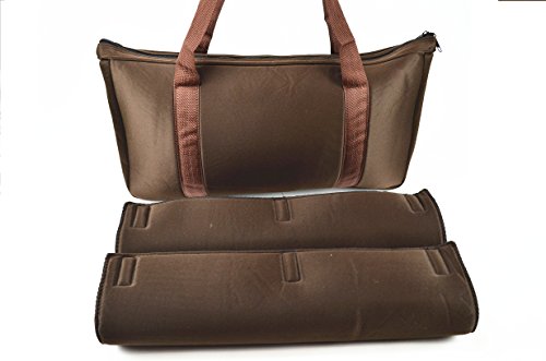 Coffee Color Mah Jongg Soft Bag Empty Bag , Mah jongg carry bag By C&H Solutions