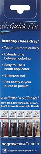 NO GRAY Quick Fix, Brown/Black 0.5 fl oz