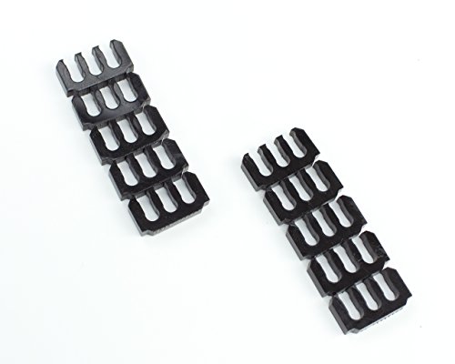 6 Pin Dual Row Kobra RaceWay- 10 Pack - Black