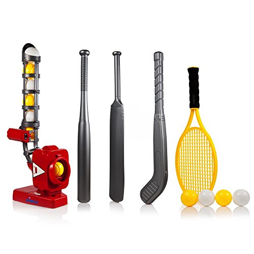 Power pro kids 4 in 1 multi-function pitching machine, …