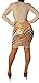 Womens Sexy Deep V Neck Long Sleeve Sequins Bodycon Party Club Split Dress, Light Khaki, X-Large