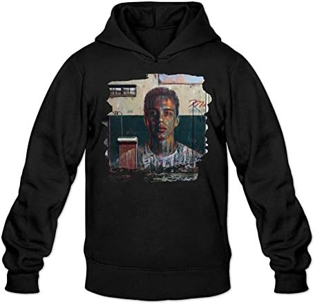 YangJJ Men's Logic Under Pressure Hoodied Sweatshirt Size XXL Black