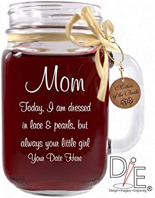 Mother of Bride Gift Mason Jar