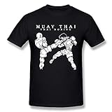 Muay Thai Fighting Blue White Logos Black MMA UFC Tapout Bjj T-shirt Brand New