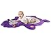 Lil' Jumbl Children Play Mat, Baby Nap Mat, Tummy Time Mat, Toddler Crawl Playmat, Portable And Easy To Carry. Plush Material Is Flexible & Foldable. Sheep Shape.