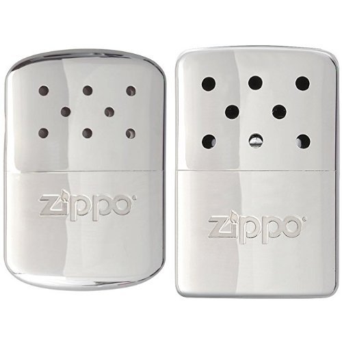 Zippo 6-hour chrome hand warmer and 12-hour chrome hand…