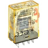 IDEC RH1B-ULCAC120V 1 Pole SPDT, 120 VAC Coil, 50/60 HZ, Blade Terminal, Check Button W LED Indicator, Compact Power Relay, Industrial 10 AMP GP Relay, RH Series