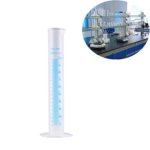 Pixnor 100ml Transparent Plastic Graduated Cylinder - Thumbnail 4