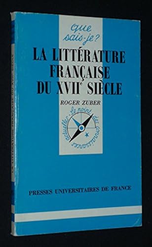 Download La Littérature française du XVIIe siècle PDF