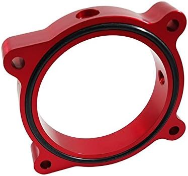 Torque Solution TS-TBS-032R Red Throttle Body Spacer(Ford Mustang GT 5.0L 2011-2016)