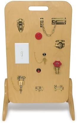 Memory & Mental Stimulation for Alzheimer’s & Dementia – Memory Loss Toy Standing Latch & Key Center
