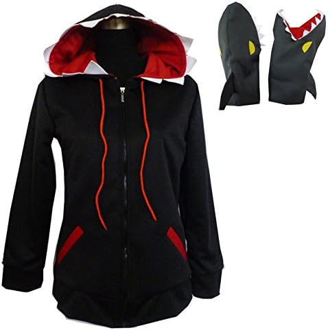 Cosnew Halloween Rin Matsuoka Shark Hoodie Uniform Costume-Made