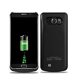 COOFUN Samsung Galaxy Note 5 Charger Battery Case, 4200mAh Ultra Slim Rechargeable Portable External Backup Battery Pack-Charger Cover-Protective Case Power Bank Case (Black)