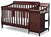 Delta Children Bentley S Convertible Crib and Changer, Black Cherry Espresso