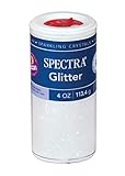 Pacon Spectra Glitter Sparkling Crystals, Clear, 4-Ounce Jar (91830)