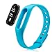 Fitness Tracker with Heart Rate Monitor Gosund C6 Waterproof Activity Tracker Pedometer Call/SMS push for Android and IOS (blue+black+purple bands)