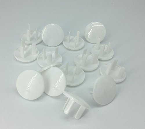 36 Pieces White Electric Socket Outlet 3 Plugs Safety Cover Protectors Caps for Baby Children Kids Infrant - Thumbnail 4