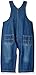 John Deere Boys' Farm Equipment Print Overall Set with Bodyshirt, Blue/Indigo, 9-12 Months