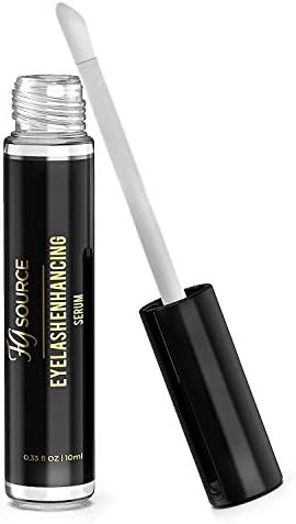 Eyelash Growth Serum Castor Oil - Natural Eyebrow & Eyelash Enhancer Designed to Lengthen & Thicken Thin, Skimpy Lashes & Brows - Lash Boost With Coconut Oil & Vitamin E, Made in USA, 10ml