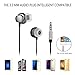 COSPOR Wired Earphones,Hands-free Noise Cancelling headphones with Microphone and Volume Control-Grey