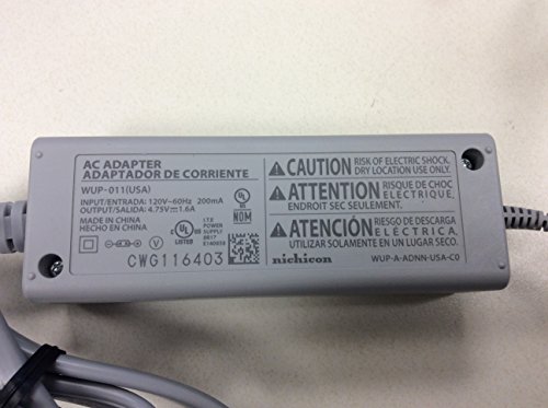 image for Genuine Original Nintendo Wii U GamePad AC Adapter WUP-011 (USA) (Bulk
