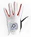 Golf Gloves Junior Kids Youth Toddler Boys Girls Left Hand Right Hand Dura Feel White Blue Red Yellow Golf Glove Extra Value 2 Pack Age 4-11 Years Old (Medium(Age 5-6) White, Worn on Left Hand)