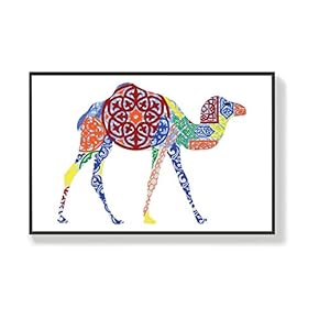 Canvas Wall Art for Living Room, Bedroom Cute Animals Framed Canvas Prints for Home Decoration Ready to Hang - 16x24 inches