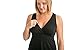Kindred Bravely Ultra Soft French Terry Nursing Tank Top for Maternity / Breastfeeding (Black, XXL)