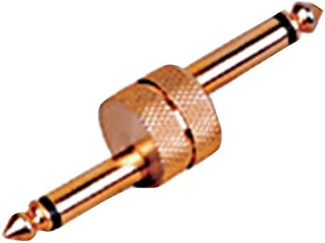 GEWA Alpha Audio Stecker Klinkenadapter 6,3 mm Monoklinke - 6,3 mm Monoklinke, gerade Version, vergoldete Kontakte