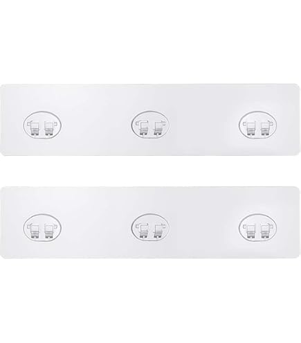 6-Pack Shower Adhesive Hooks - No Drill Waterproof Organizer For Bathroom