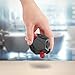 XDesign Fidget Cube 12 Sides Cube Attention Toy, Relieves Stress and Anxiety, Relax for Children and Adults, 12 Sided Fidget Dice Premium Quality 12 Sided Figit Cube Puzzle Toy, Black/Red