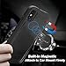 AMOVO [Upgraded] Case for iPhone Xs Max [2 in 1] iPhone Xs Max Wallet Case Detachable [Wireless Charging] [Vegan Leather] iPhone Xs Max Flip Case (XSMAX (6.5'') Black)