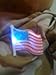 US Military Desert Fatigue Teddy Bear Plays God Bless the USA by Chantilly Lane