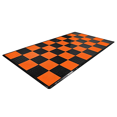 IncStores ⅜ Inch Thick Nitro Interlocking Garage Floor Tiles Plastic