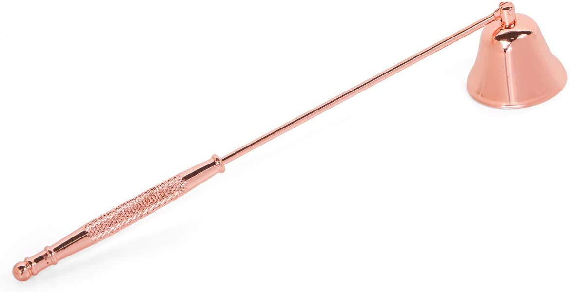 EVERMARKET Long Handle for Putting Out Extinguish Candle Wicks Flame Safely (Rose Gold)