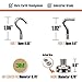 Treats&Smiles Heavy Duty Magnetic Hooks, 6 Strong Rare Earth Neodymium Magnets for Hanging Indoor and Outdoor Use. Bonus - 4 Unique Magnetic Clips