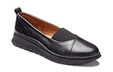 Vionic Women's Linden Slip-on - Ladies Walking Loafer with Concealed Orthotic Support Black 8 M US