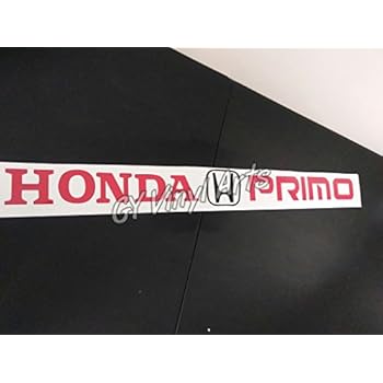 Наклейка honda primo