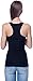 2 Pack Zenana Women's Ribbed Racerback Cotton Tank Tops 1X Black, Black