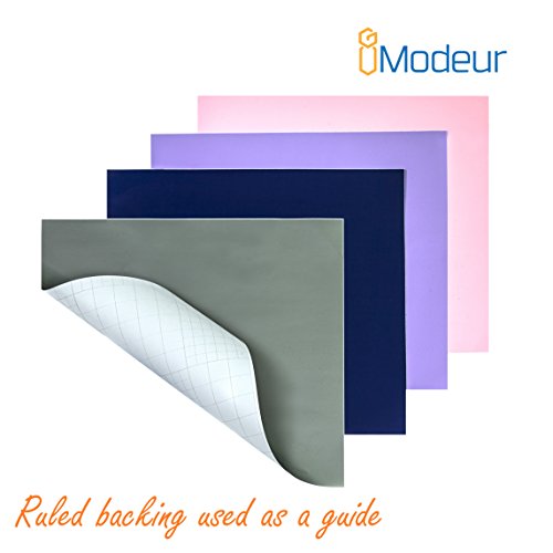 Permanent Adhesive Backed Crafting Vinyl Sheets 12'x12'-40 Sheets Assorted Colors (Glossy,Matte,Metallic and Brushed Metallic) for Cricut,Silhouette Cameo,Craft Cutters,Printers,Letters,Car Decals