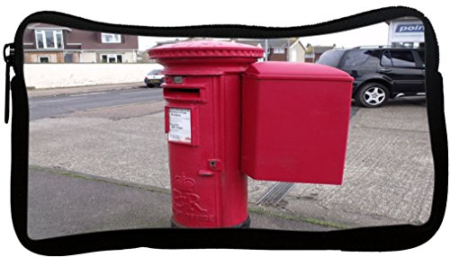 Rikki Knight British Postbox with Attachment Neoprene Pencil Case (dky-Neo-pc37…